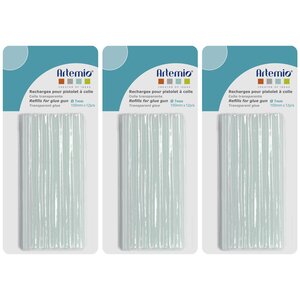 36 recharges pistolet à colle - 7 x 100 mm