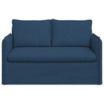 vidaXL Canapé Bleu 136 x 82 x 85 cm tissu