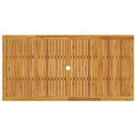 vidaXL Ensemble de salle à manger de jardin en bois d'acacia de 7 pièces