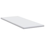 vidaXL Coussins de Matelas Blanc 70 x 200 cm