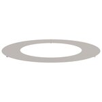 vidaXL adapté pour anneaux d'arbre plats 5 Pièces Marron Ø50 / 80 cm