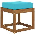 vidaXL Coussin de Siège d'Extérieur Turquoise 40 x 40 x 8 cm