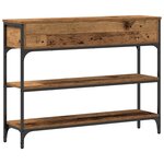 vidaXL Table Console avec tiroir Bois ancien 100 x 25 x 75 cm