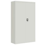 vidaXL Classeur gris clair 105x40x180 cm acier