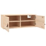 vidaXL Armoire murale 80x30x30 cm Bois de pin massif
