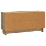 vidaXL Meuble TV 102 x 34 5 x 50 cm Chêne artisanal Bois d'ingénierie
