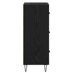 vidaXL Buffet Chêne noir 34 x 34 5 x 90 cm Bois d'ingénierie
