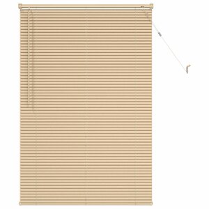 vidaXL Store Vénitien Réglable Marron clair avec motif 150 x 90 cm PVC