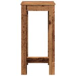 vidaXL Table de bar vieux bois 51x50x103 5 cm bois d'ingénierie