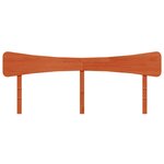 vidaXL Tête de lit cire marron 180 cm bois massif de pin