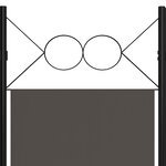 vidaXL Cloison de séparation 6 panneaux Anthracite 240x180 cm