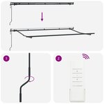 vidaXL Auvent Rétractable Multicolore 350 x 200 cm