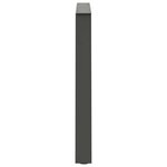 vidaXL Pieds de table à manger en forme de V 2 pièces Anthracite 100 x (72-73 3) cm Acier