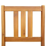 vidaXL Chaise de jardin 8 Pièces Marron 36 x 46 x 86cm