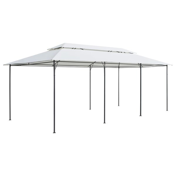 vidaXL Belvédère 600x298x270 cm Blanc 180 g/m²