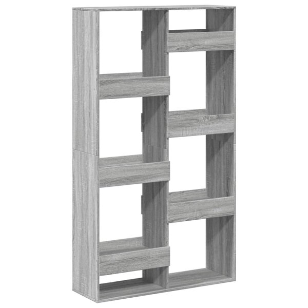vidaXL Bibliothèque sonoma gris 100x33x175 cm bois d'ingénierie