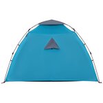 vidaXL Tente de camping à dôme 4 personnes bleu libération rapide