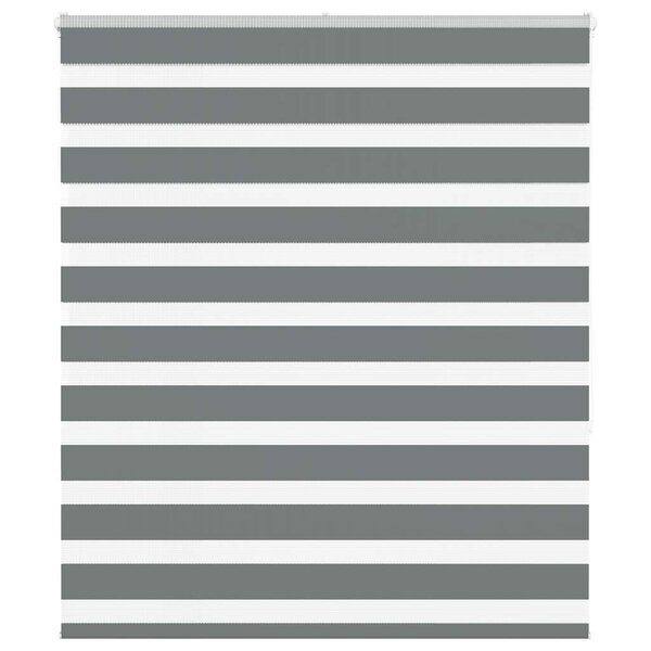 vidaXL Store zèbre gris foncé largeur du tissu 120 9 cm polyester