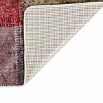 vidaXL Tapis lavable antidérapant Patchwork 80x150 cm Multicolore