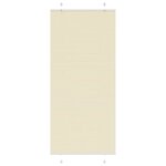 vidaXL Store plissé crème 90x200 cm largeur du tissu 89 4 cm polyester