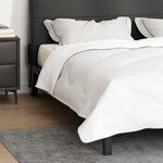 vidaXL Couettes & Duvets Blanc 200 x 220 cm Microfibre
