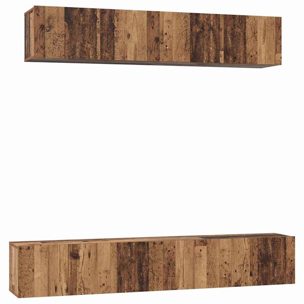 vidaXL Ensemble de meubles TV 5 Pièces Bois ancien Standard Moyen