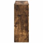 vidaXL Table console Chêne Fumé 101 x 29 x 74 cm Bois d’ingénierie