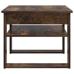 vidaXL Table basse Chêne fumé 64 x 54 x 44 cm Bois d'ingénierie