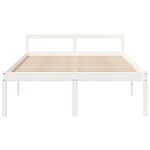 vidaXL Lit pour personne âgée sans matelas 140x200 cm bois pin massif