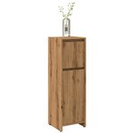 vidaXL Armoire de bain chêne artisanal 30x30x95 cm bois d'ingénierie