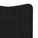 vidaXL Fauteuil relaxant Noir 63 x 67 x 94 cm Velours