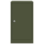 vidaXL boîte aux lettres Vert olive 30 x 23 x 55 cm Acier