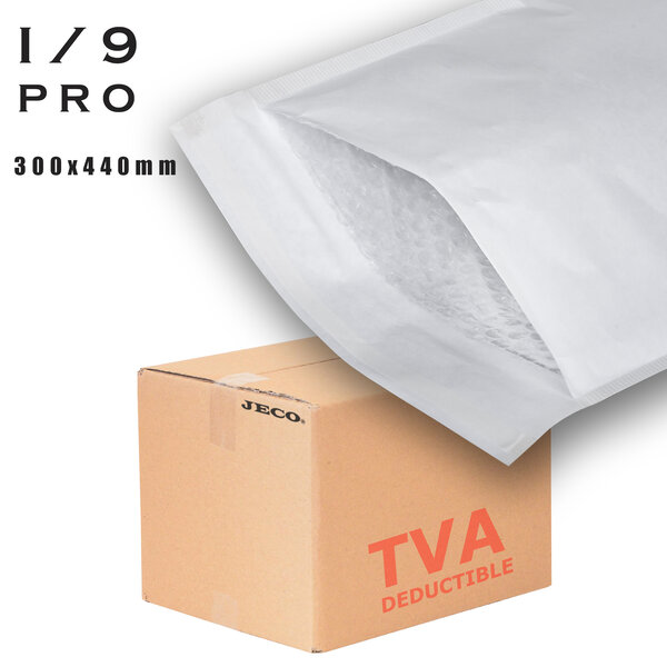 lot de 10 Enveloppes à bulles blanches I/9 300×440