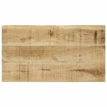 vidaXL Tables gigognes 3 Pièces avec bord vivant bois de manguier massif