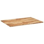 vidaXL Dessus de table rectangulaire 80x70x2 cm bois massif d'acacia