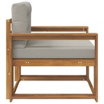 vidaXL Sofa de milieu extérieur Naturel
