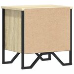 vidaXL Tables de chevet 2Pièces chêne sonoma 40x30x40cm bois d'ingénierie