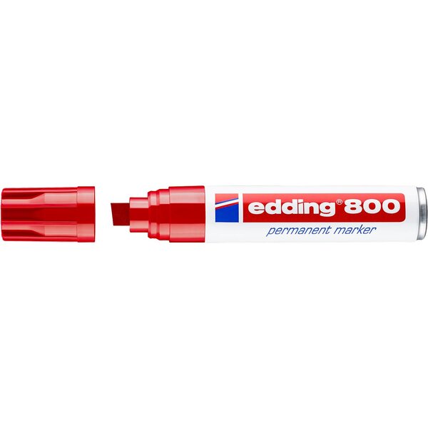 Marqueur Permanent 800 rouge 4-12 mm EDDING
