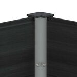 vidaXL Jardinière surélevée Noir 150 x 30 x 72 cm WPC et Aluminium