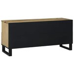 vidaXL Meuble TV Marron 100 x 33 x 46 cm bois de manguier massif