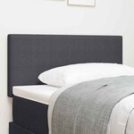 tête de lit vidaXL design simple gris foncé 80 cm en velours
