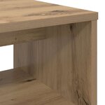 vidaXL Meuble TV Chêne artisanal 80 x 35 x 40 cm Bois d'ingénierie