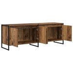 vidaXL Meuble TV Bois Ancien 140 x 36 x 49.5 cm Bois d'ingénierie