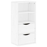 vidaXL Meubles TV 5 Pièces avec rangement ODDA blanc bois de pin massif