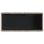 vidaXL Jardinières avec étagère 2 Pièces gris 70x28x70 cm résine tressée