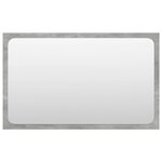 vidaXL Ensemble de meubles de salle de bain 4 Pièces gris béton