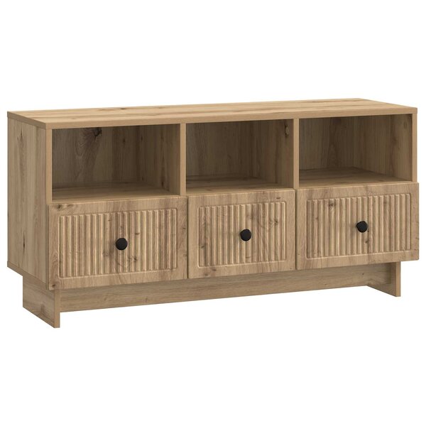 vidaXL Meuble TV 102 x 34 5 x 50 cm Chêne artisanal Bois d'ingénierie