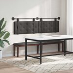 vidaXL Tête de lit suspendue PU antique