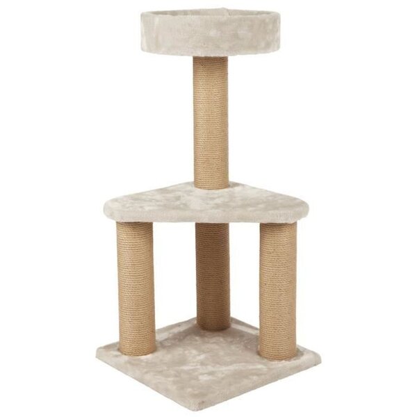 TRIXIE Arbre à chat Ivan - 82 cm - Gris clair