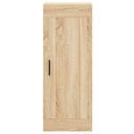 vidaXL Buffet haut Chêne sonoma 34 5x34x180 cm Bois d'ingénierie